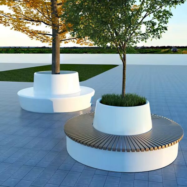 Large Round Planter/Bench DKY159