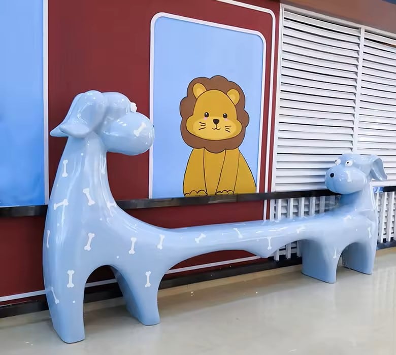 Cartoon Dog Bench DKY854