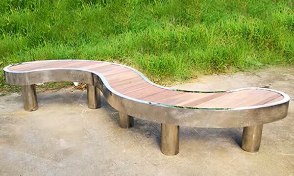 Curvy Timber Bench DKY823