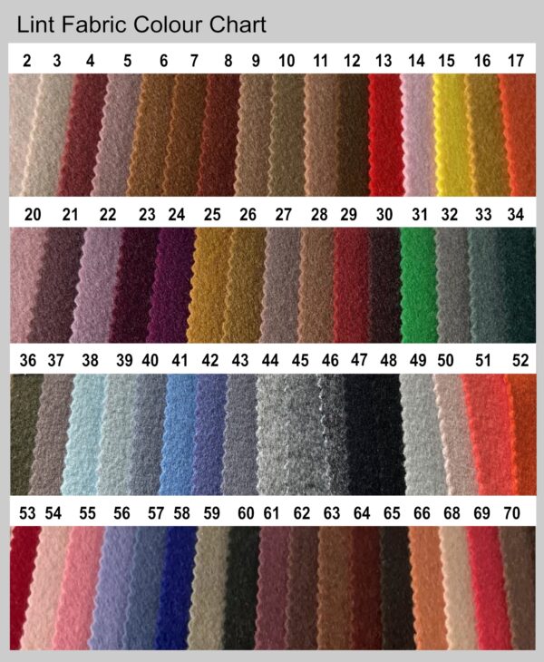 fabric colour chart