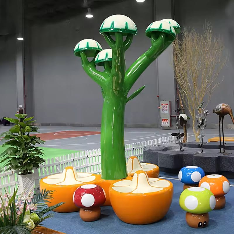 Mushroom Tree Sculpture DKY809